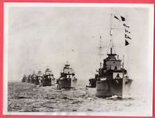 1932 British Destroyers on Display at Weymouth 7x9 Original News Photo picture