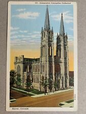 Postcard Denver CO - Immaculate Conception Cathedral picture