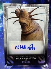2020 Topps Star Wars Rise of Skywalker S2 Nick Kellington [Klaud] Auto #A-NK picture