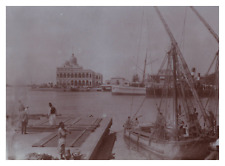 Egypt, Port Said, General View, Vintage Print, circa 1900 Vintage Print Print  picture