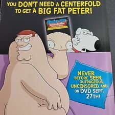 2005 Print Ad Family Guy Promo Page TV Show Cartoon Big Fat Peter Griffin picture
