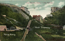 PC CHINA, HONGKONG, PEAK TRAMWAY STATION, Vintage Postcard (b30015) picture