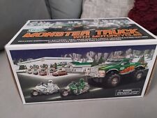 Hess H07 C-46 Monster Truck with 2 Motorcycle picture