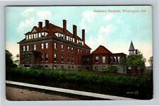 Wilmington DE-Delaware, Delaware Hospital Building, c1910 Vintage Postcard picture