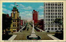 Postcard: ALTRO MAIN STREET, LOOKING NORTH STATE CAPITOL, COLUMBIA picture