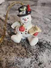 Lenox Making a List for Santa 2014 Annual Snowman Ornament With Original Box picture