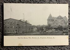 1907. TRIO HOUSE, PERKASIE, PA. STREET VIEW. VTG POSTCARD Blank Back. picture