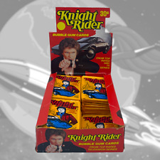 1982 Knight Rider Donruss Trading Card box, open, 26 Packs picture