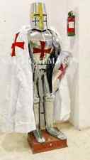 Medieval Christian Cross Knight Wearable Suit Of Armor Crusader Full Body Armour picture