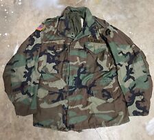 US Army M65 BDU Woodland Camo Jacket Size Medium Regular 42nd Infantry Division picture