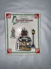 Traditions Holiday Village People Figures NEWS STAND New picture
