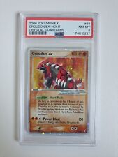Groudon #93 EX Holo Crystal Guardians 2006 Pokémon Card - PSA 8 WITH SWIRL ✨ picture