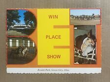 Postcard Grove City OH Ohio Beulah Park Horse Racing Track Vintage PC picture