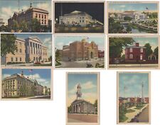 c1940s-50s Lot of 9 Vintage Trenton New Jersey NJ Linen Postcards picture
