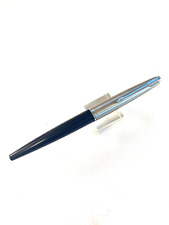 New/Old 1970s Parker 45 Navy Blue Roller Ball Pen USA Old Mark Excellent picture