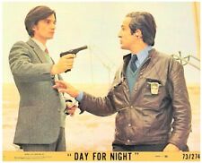 Day For Night 1973 Francois Truffaut Jean-Pierre Leaud with gun 8x10 inch photo picture