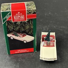 Hallmark 1992 Keepsake Xmas Ornament 1966 Ford Mustang Classic American Cars NEW picture