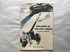WWII Era Pamphlet on Inflation, by Harry Scherman, Eric Godal Illustrator picture