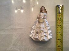 Vintage 16th Birthday Girl Figurine Lady Elegant Gown picture