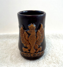 VTG Red Ware Pottery POLSKA Mug 4