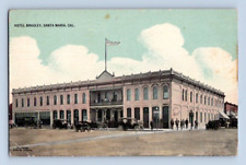 1910. SANTA MARIA, CAL. HOTEL BRADLEY. POSTCARD L28 picture