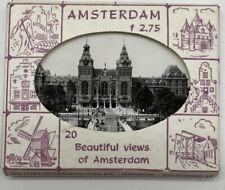 VINTAGE 1940s AMSTERDAM SOUVENIR FOLDER 20 Beautiful PHOTO Postcards picture