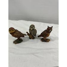 Brown Owl Figurines Collectibles Bird 2.5