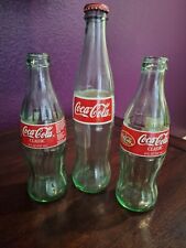 1996 Coca Cola Bottle Classic 8 fl oz (2 Bottles) and 2002 Bottle 12 fl oz Empty picture