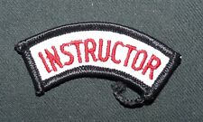 Original 1980s Vintage American Red Cross Instructor Shoulder Title Patch picture
