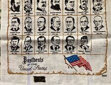 Presidents of the United States Kay Dee Designs Linen Tea Towel 1981 to Reagan picture