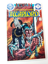 Enter the Lost World of The Warlord DC Comics Annual #1 1982 Mike Grell  VF+ picture