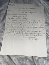 1901 Board of Ed Snohomish County Everett WA Letter on McKinley Assassination picture