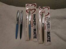 Vintage Lot 4 1983 PaperMate Profile pens Unused Brown, Blue and Green picture