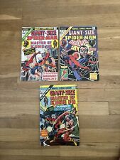 Giant-Size Spider-Man # 1 - 2 Dracula - Master Of Kung Fu VG/Fine Cond. Lot Of 3 picture