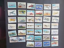 Vintage Wings Cigarette Airplane Trading Cards - Mixed Series-Lot of 38 picture