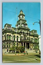 Zanesville OH-Ohio, Muskingum County Courthouse, Built 1877, Vintage Postcard picture