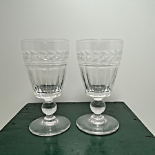 Pair Stuart Crystal SENATOR Sherry Glasses 4 1/8