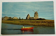 Vintage Postcard ~ Old Mill Point Windmill ~ West Harwich Massachusetts MA picture