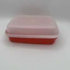 Tupperware Season Serve Jr Junior Marinade Container Keeper Red picture