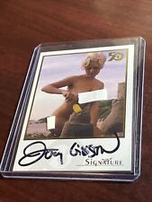 Playboy's Playboy 50th Anniversary Authentic Autograph Card Joey Gibson AUTO ON picture
