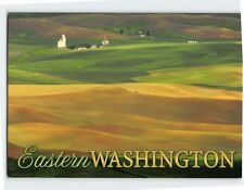 Postcard Rolling fields Eastern Washington USA picture