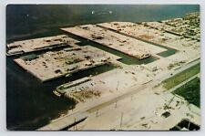 c1950s Key Colony Marina~Vaca Cut Motel~Marathon~Florida Keys~VTG FL Postcard picture