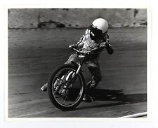 1980s Dirt Bike Motorcycle Racing Corner Slide Vintage Press Photo  picture