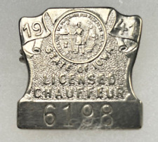 1941 IOWA Chauffeur Badge #6198 picture