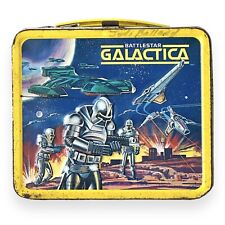 Battlestar Galactica Vintage Metal Lunch Box with Thermos, 1978 Aladdin picture