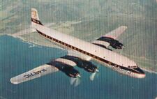  Postcard Delta C & S Air Lines Fleet IO Douglas DC-7s picture