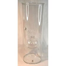 15” Tall Wolfard Glass Oil Lamp Cylinder Hurricane, No Wick or Stand picture