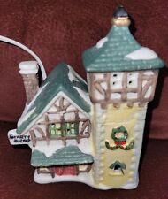 Vintage Holiday Time House Light Up Beauty Shop  picture