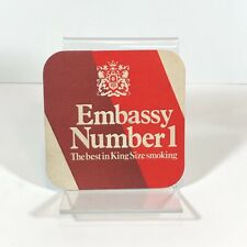 Vintage collectible beer mat coaster Embassy Number 1 picture