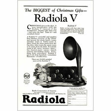 1923 Radiola V: Biggest of Christmas Gifts Vintage Print Ad picture